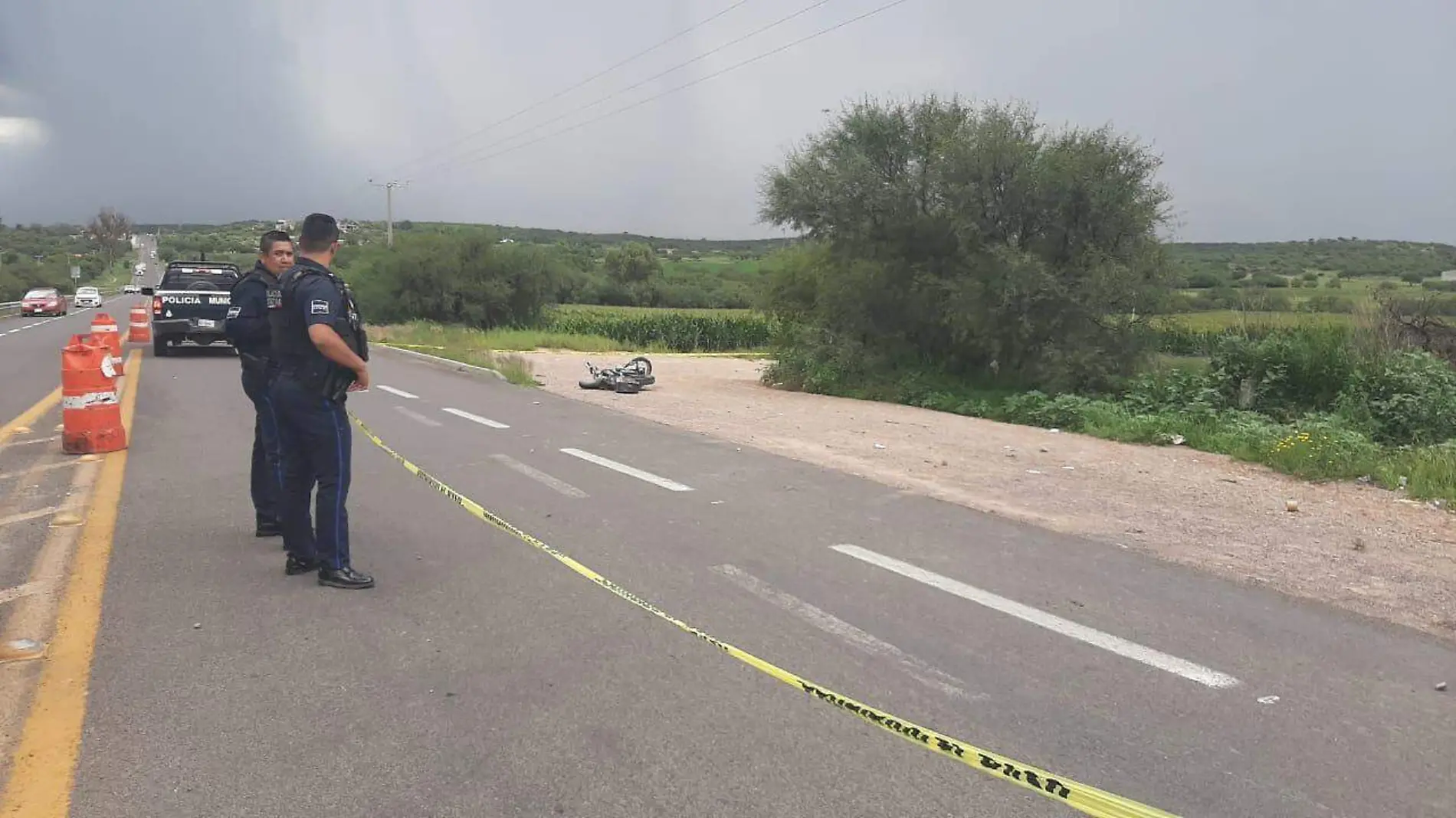 Accidente motociclista